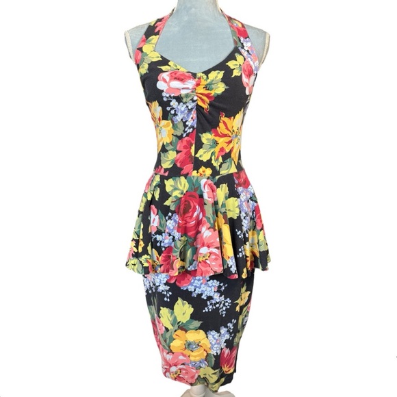 Vintage Betsey Johnson Punk Label Dress Sz Large - Picture 1 of 6